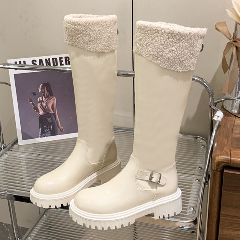 Women'S Fashion Knee High Boots - أحذية نسائية بكعب طويل 2025 أحذية