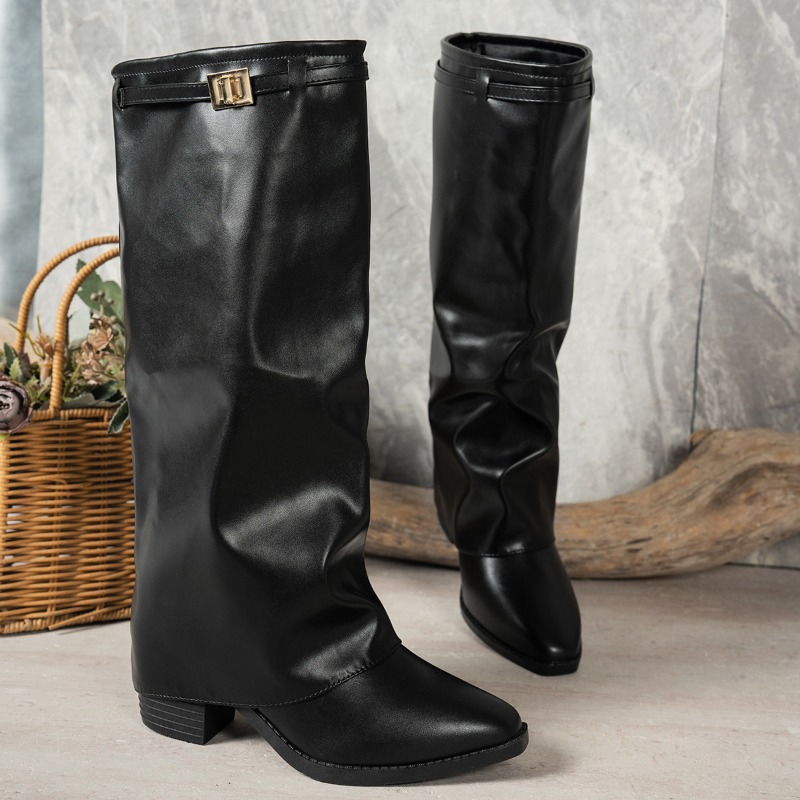أحذية نسائية طويلة حتى الركبة  - مراجعة Women'S Fashion Knee High Boots وسعره