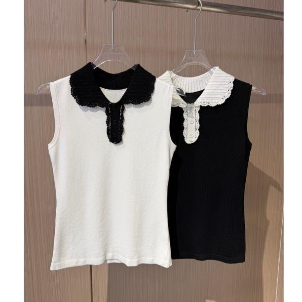 سترة نسائية محبوكة بياقة للجول - مراجعة Women'S Fashion Vest Tops وسعره