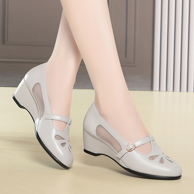 أحذية نسائية صيفية بكعب ويدج ش - مراجعة Women'S Fashion Shoes وسعره