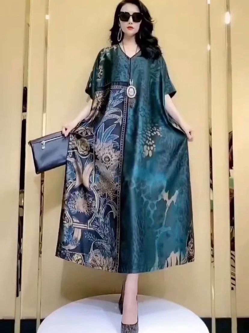 فستان حرير التوت الصيفي الفاخر - مراجعة Women Fashion Dress Names وسعره