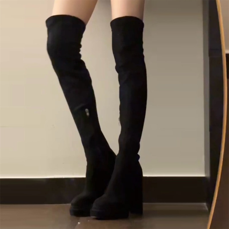 أحذية نسائية طويلة فوق الركبة  - مراجعة Women'S Fashion Knee High Boots وسعره