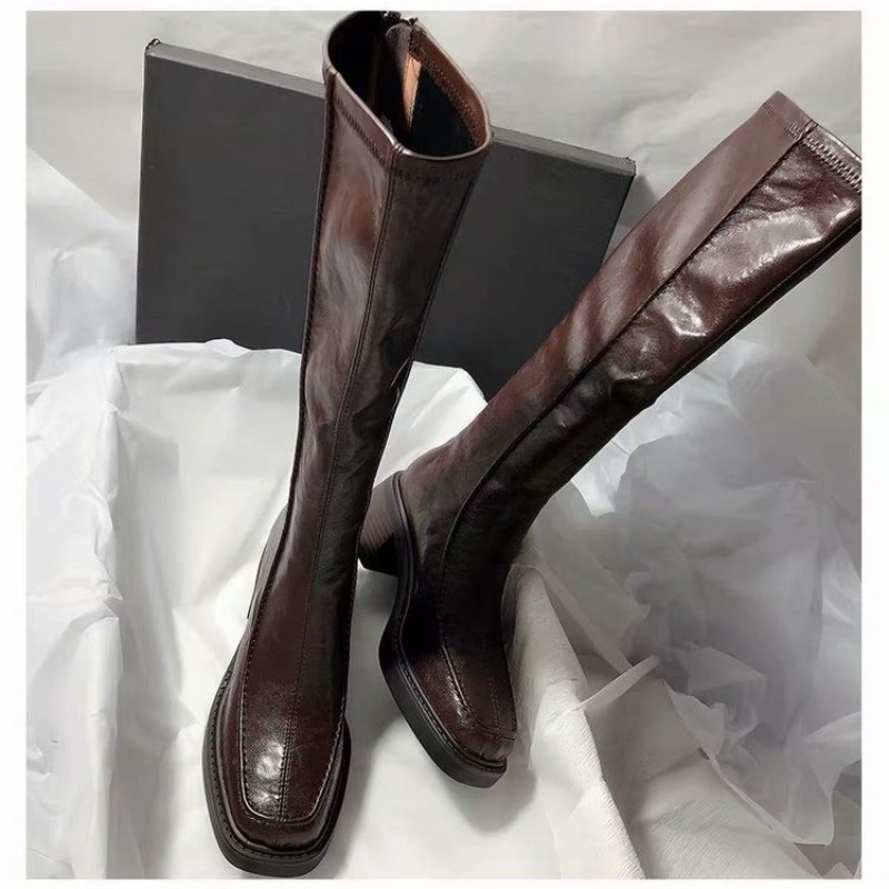 حذاء طويل للنساء ذو مقدمة مستد - مراجعة Women'S Fashion Knee High Boots وسعره