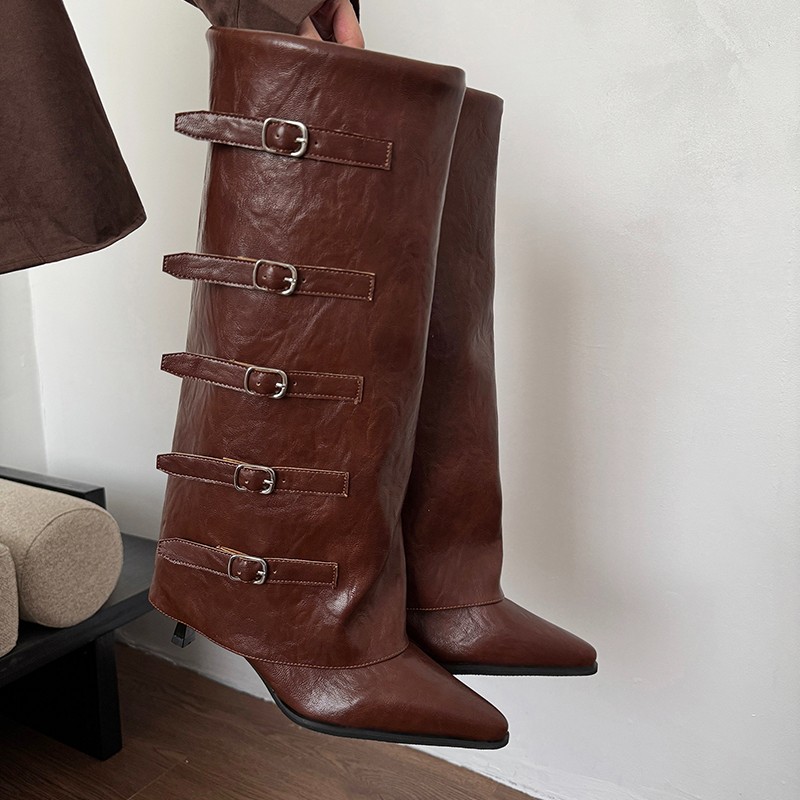 أحذية نسائية جديدة لموسم الخري - مراجعة Women'S Fashion Knee High Boots وسعره
