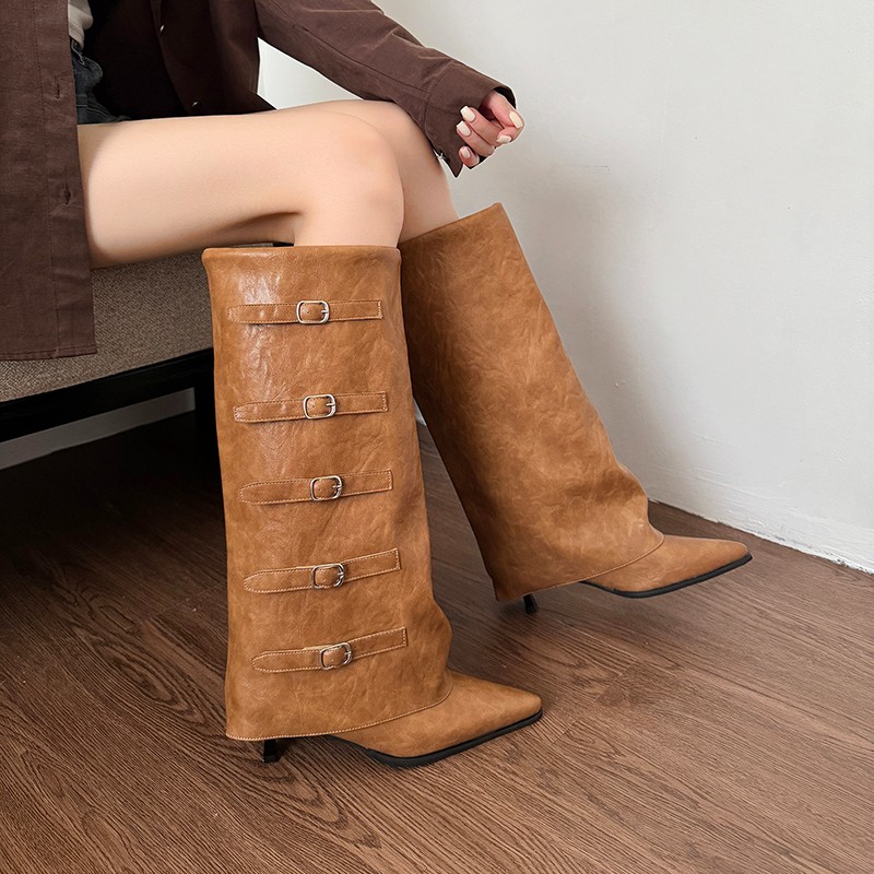 أحذية نسائية جديدة لموسم الخري - مراجعة Women'S Fashion Knee High Boots وسعره