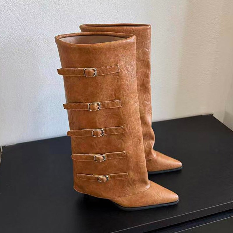 أحذية نسائية جديدة لموسم الخري - مراجعة Women'S Fashion Knee High Boots وسعره