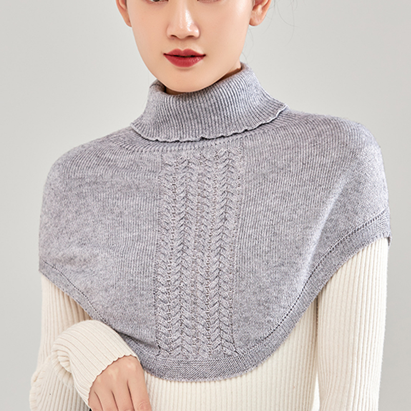 المرأة الصوف محبوك حلقة وشاح ا - مراجعة Women'S Fashion Korea وسعره