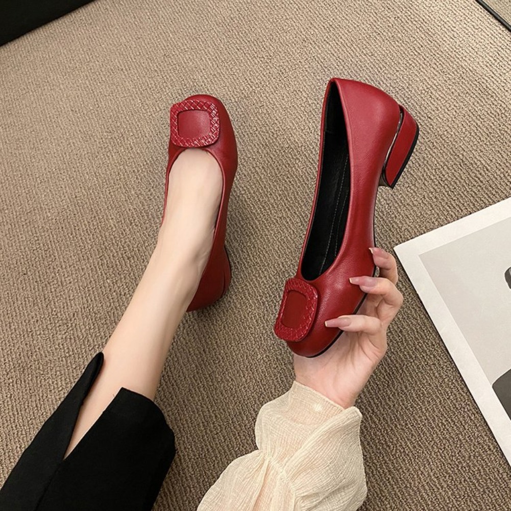 حذاء نسائي من الجلد الناعم بنع - مراجعة Women'S Fashion Shoes وسعره