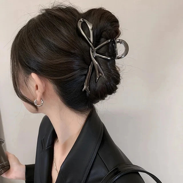 نجمة معدنية مقاطع الشعر مخلب ل - مراجعة Women'S Fashion Korea وسعره